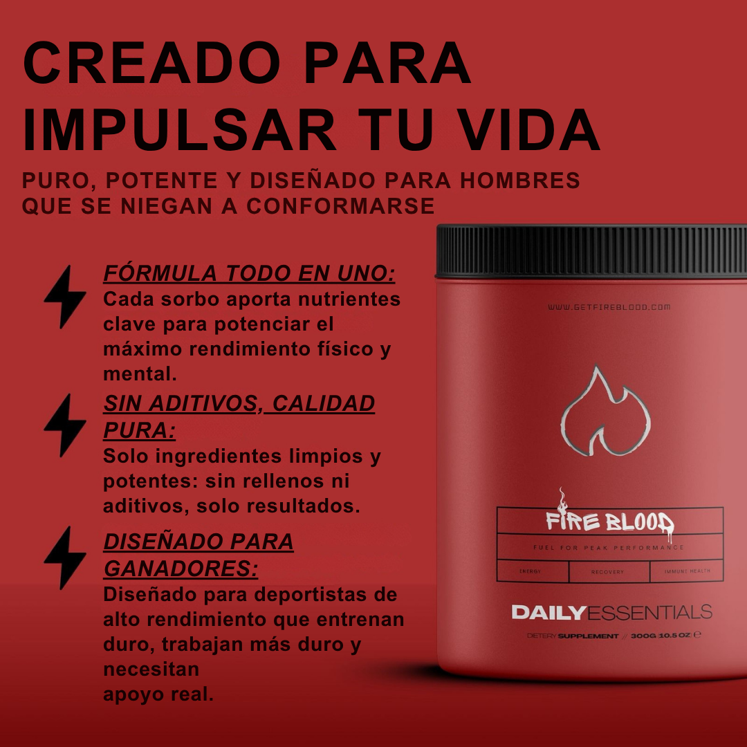 FIREBLOOD - Energía imparable todos los días
