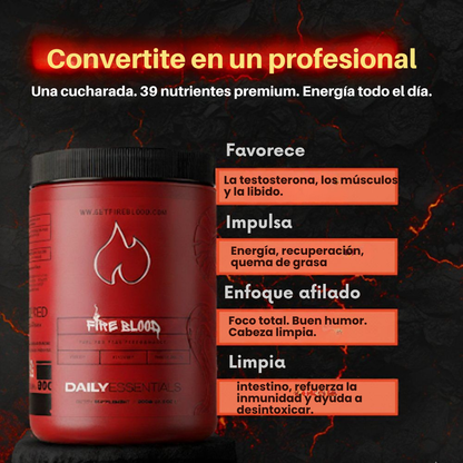 FIREBLOOD - Energía imparable todos los días