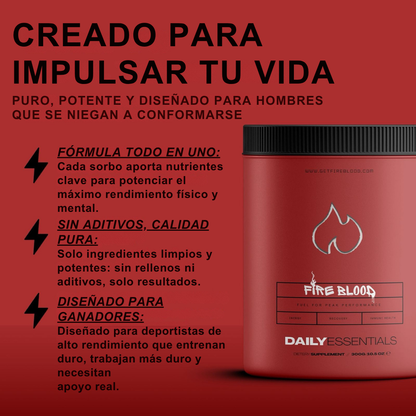FIREBLOOD - Energía imparable todos los días