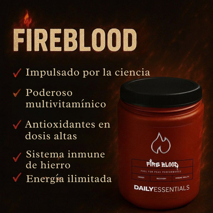FIREBLOOD - Energía imparable todos los días